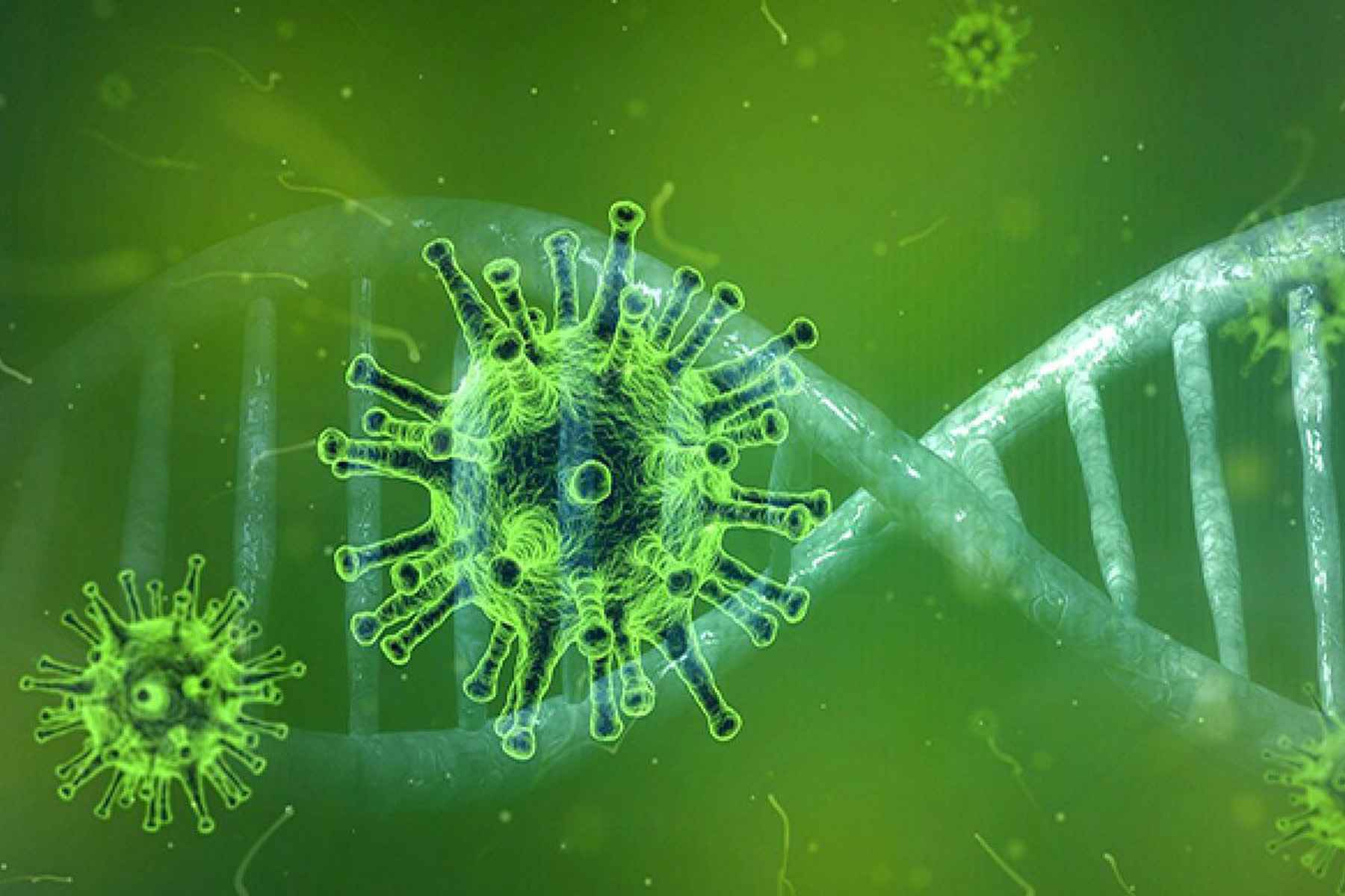 Coronavirus (COVID) abstract image