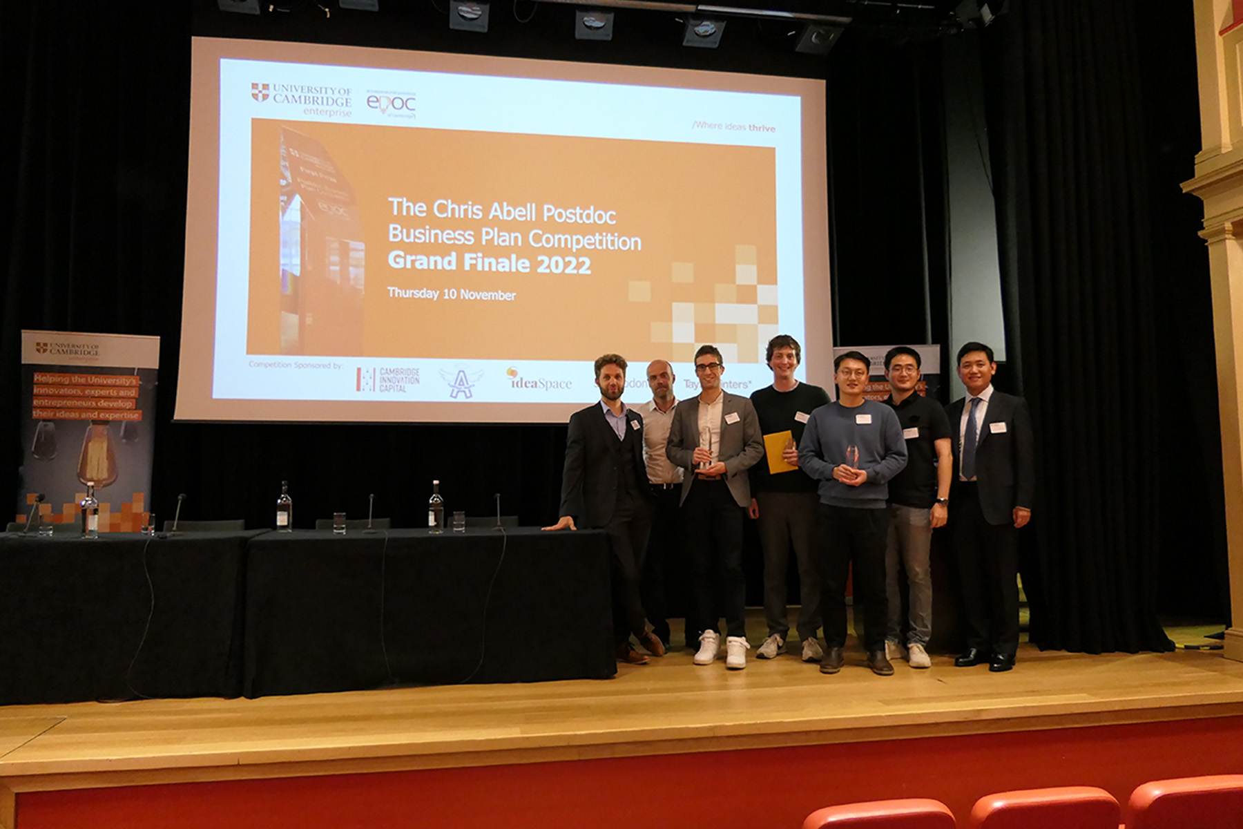 Finalists of the 2022 Chris Abell Postdoc Business Plan Competition